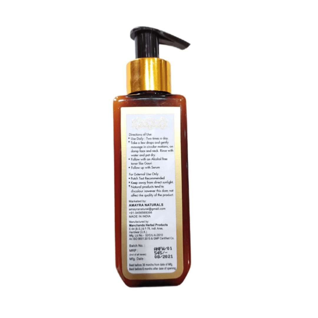 Amayra Naturals Soap-Free | Hemp & Aloe Face Wash Cleanser – 100ml