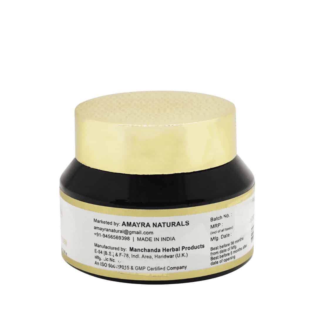 Amayra Naturals Nyra Face Wash Powder Exfoliates & Brightens Turmeric +Aloe+ VitC(25g)