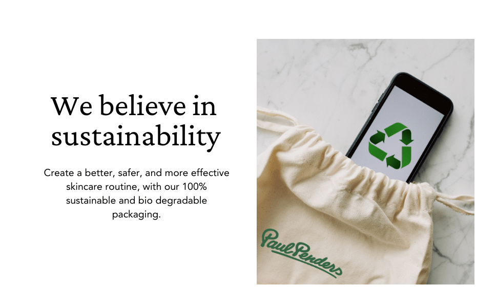 we believe in sustainability