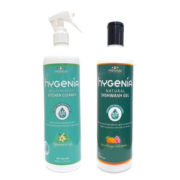 Hygenia Multipurpose Kitchen Cleaner & Natural Dishwash Gel