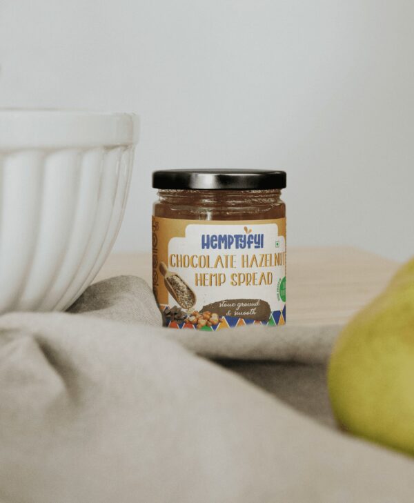 Chocolate Hazelhut Hemptyful Jar Mockup 1
