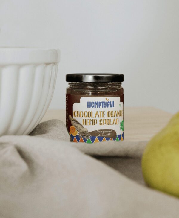 Chocolate orange Hemptyful Jar Mockup 1b