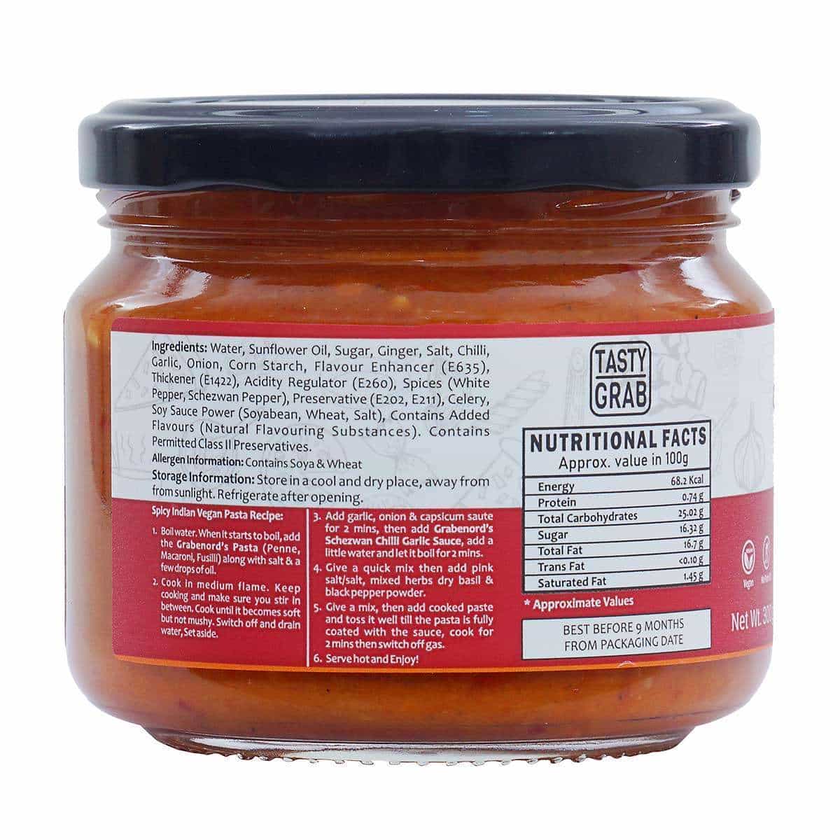 Grabenord Schezwan Chilli Garlic Sauce 300g Combo – Pack of 2