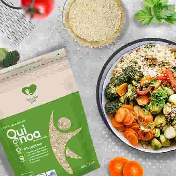 Organic White Quinoa 500G by Nourish You.