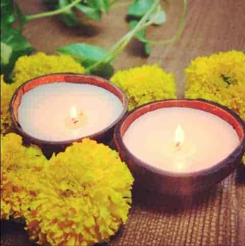 Coconut Shell Soy Wax Candles 1