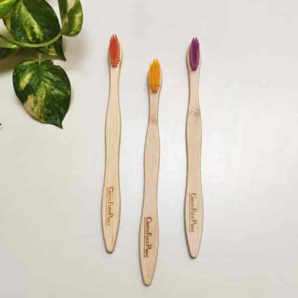 Natural Bamboo Toothbrush (Assorted)4