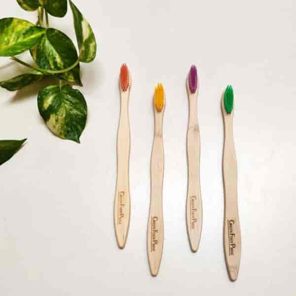 Natural Bamboo Toothbrush (Assorted)5