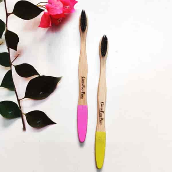 Natural Bamboo Toothbrush Charcoal bristles 1 1 scaled