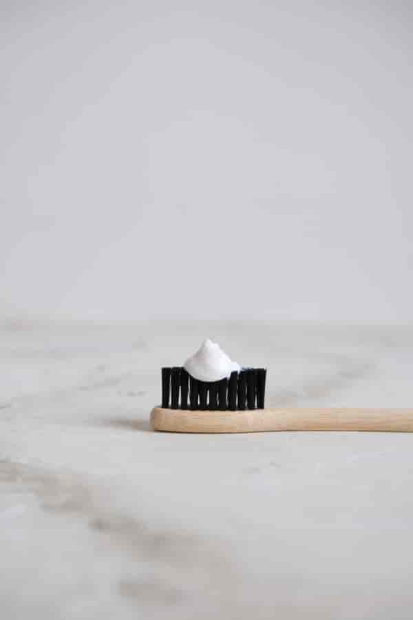 Natural Bamboo Toothbrush - Natural _ Charcoal Bristles 4