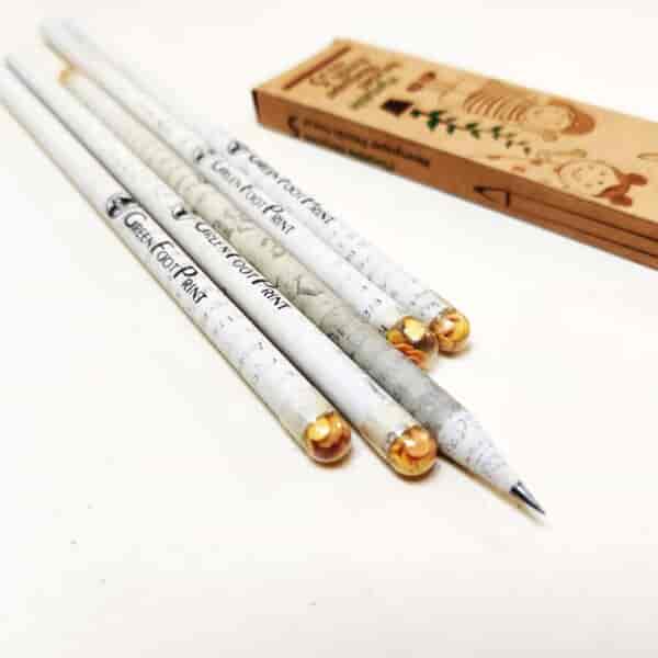 Plantable Recycled News paper Seed Pencils 3