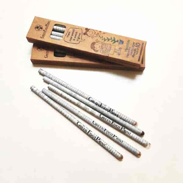 Plantable Recycled News paper Seed Pencils 4