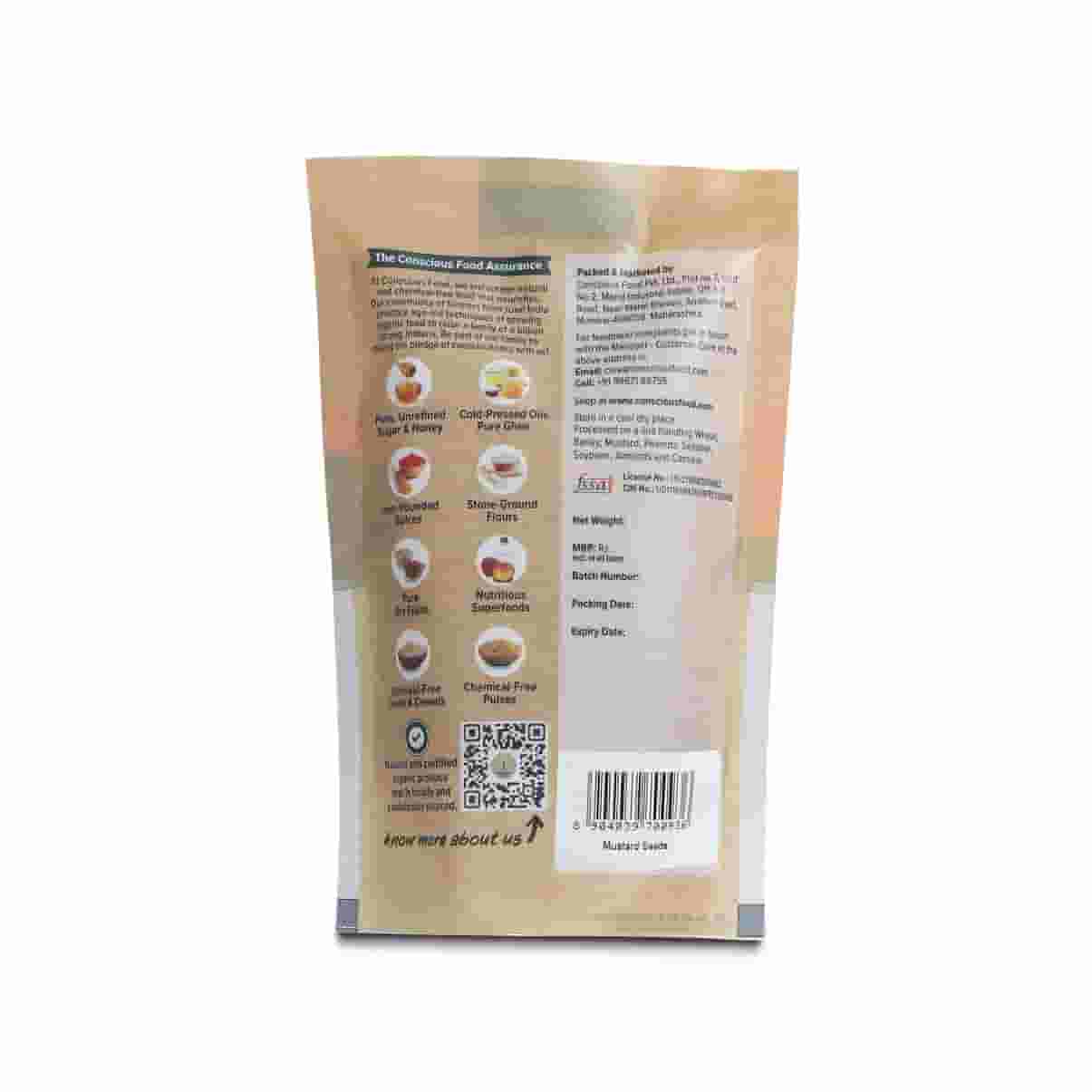 Conscious Food Mustard Seed | Pack of 3 | 100g each