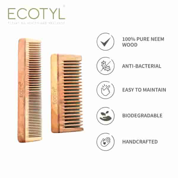 Premium Neem Wood Comb Detangling Shampoo Combo 3 scaled