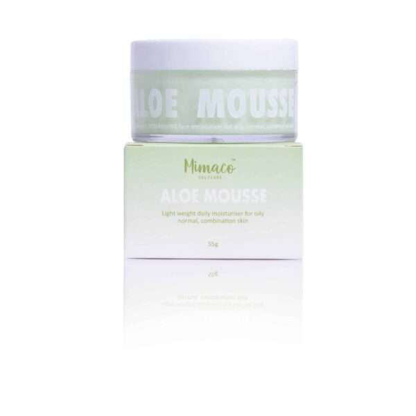 MIMACO ALOE MOUSSE face moisturiser for Nourishment (normal/ oily/ combination skin)
