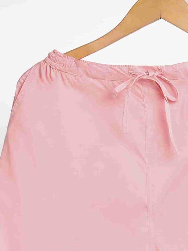 Organic Cotton Natural Dyed Womens Rose Pink Color Slim Fit Pants 7 1